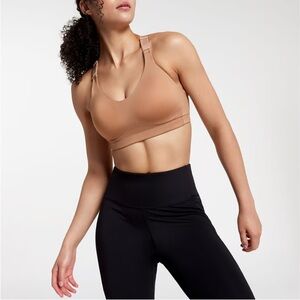 ✨NWT CALIA Made To Move Double Strap Sports Bra Top XS Light Brown